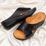 Snigdho Leather Doctor Shoes - Black